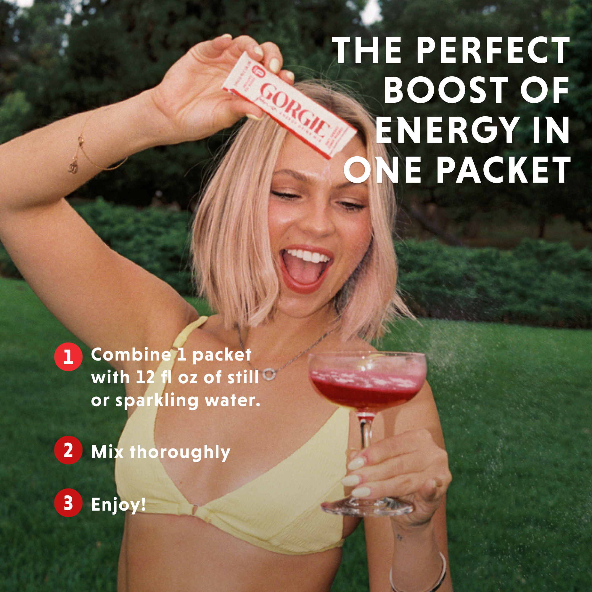GORGIE Energy Drink Mix Cherry Lime