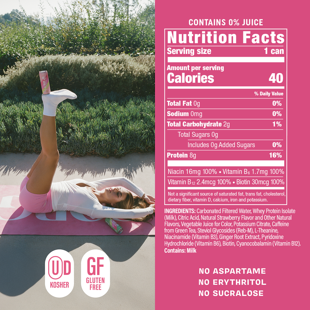 GORGIE Protein Energy Drink - Strawberry Pop