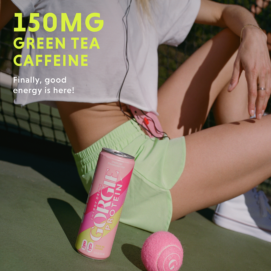 GORGIE Protein Energy Drink - Strawberry Pop