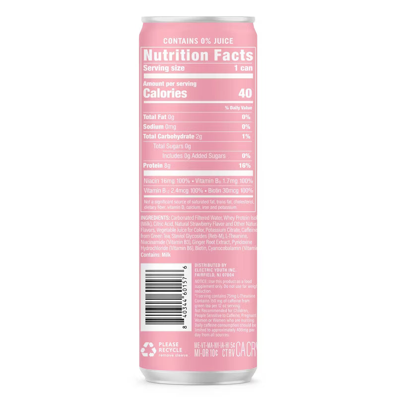 GORGIE Protein Energy Drink - Strawberry Pop