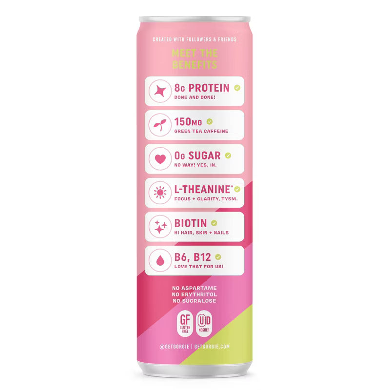 GORGIE Protein Energy Drink - Strawberry Pop