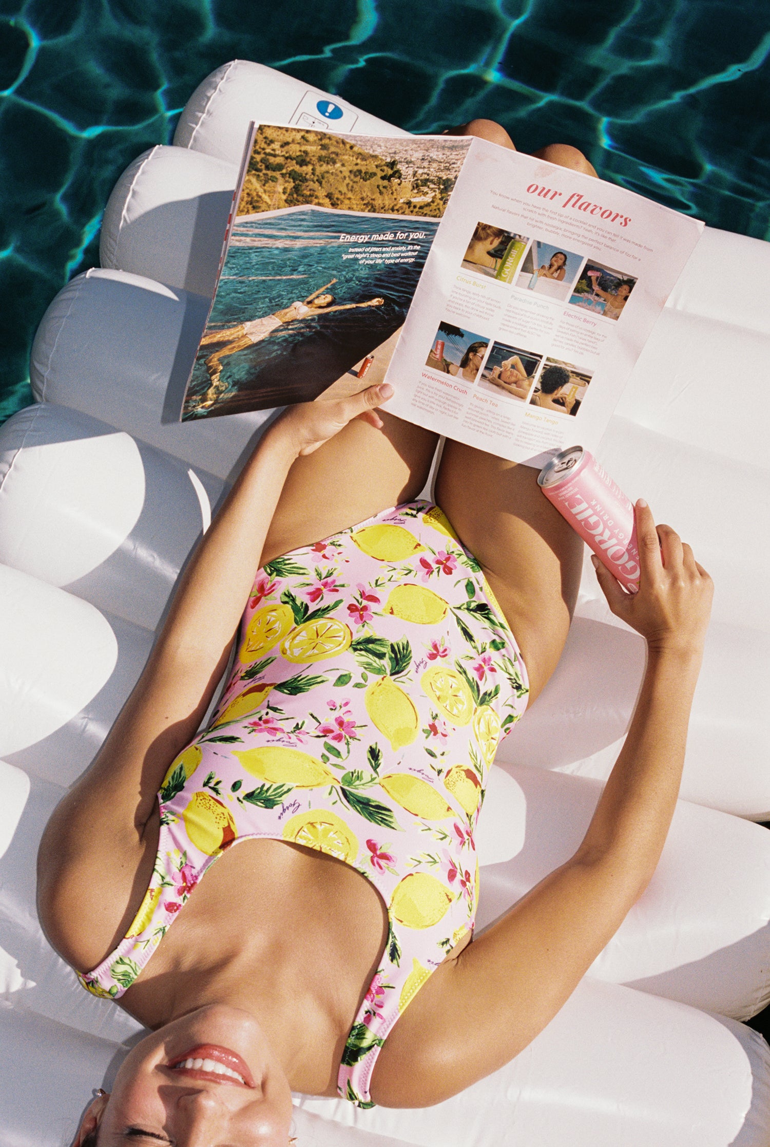 Cabana Collection - Pink Lemon Print