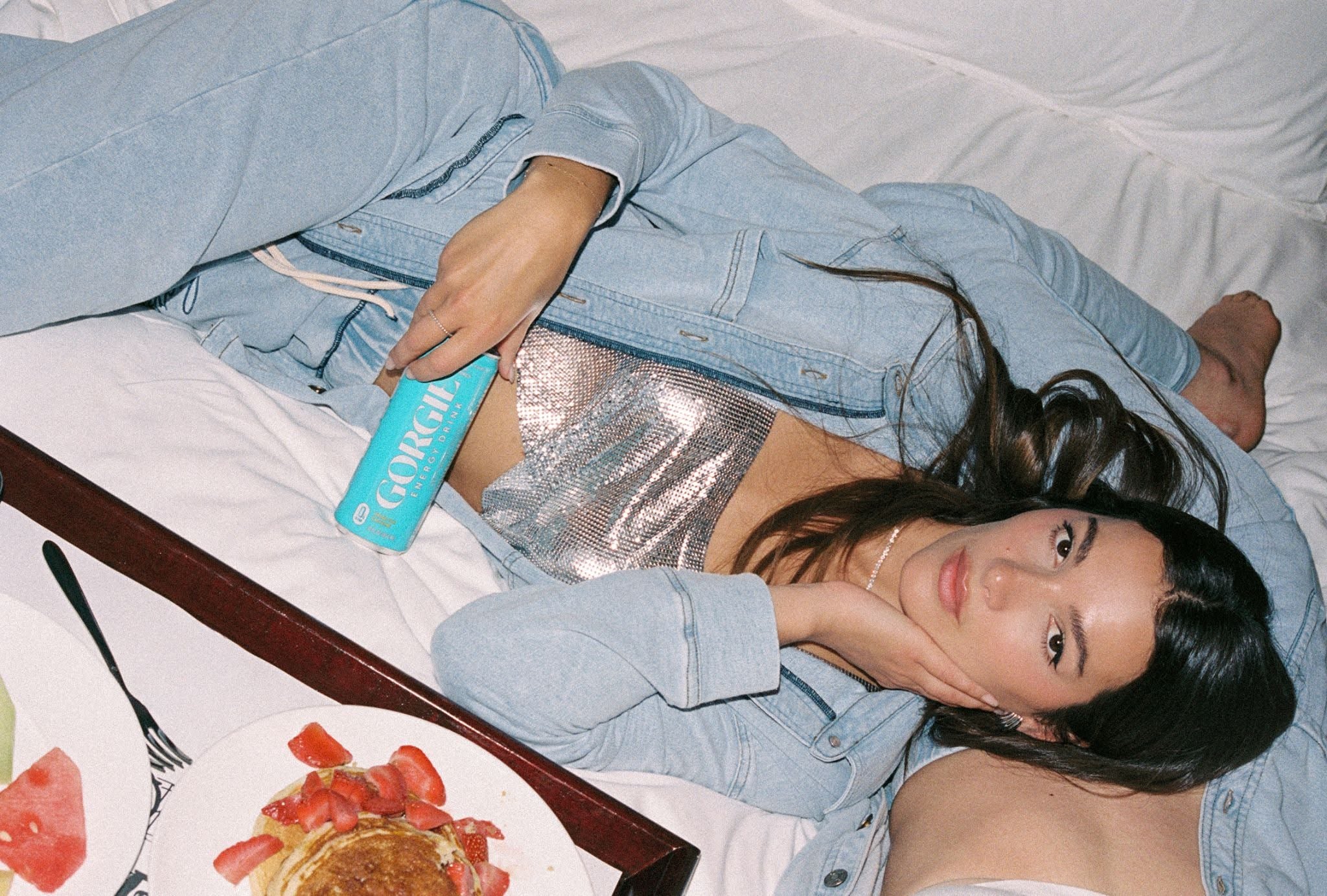 The GORGIE Terry Denim Top