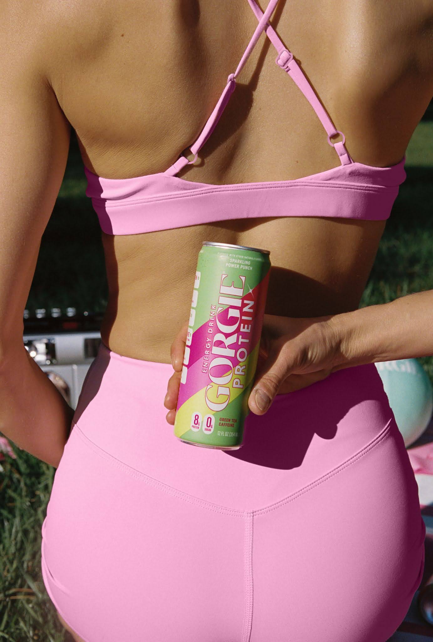 TRIANGLE SPORTS BRA - PINK